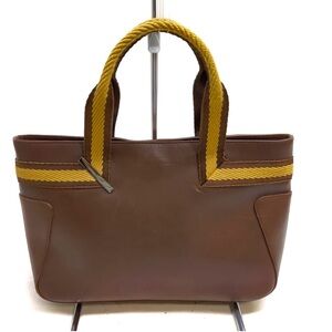 Gucci Brown Leather Handbag Purse